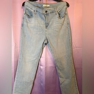 Levi's Sky Blue High Rise Jeans